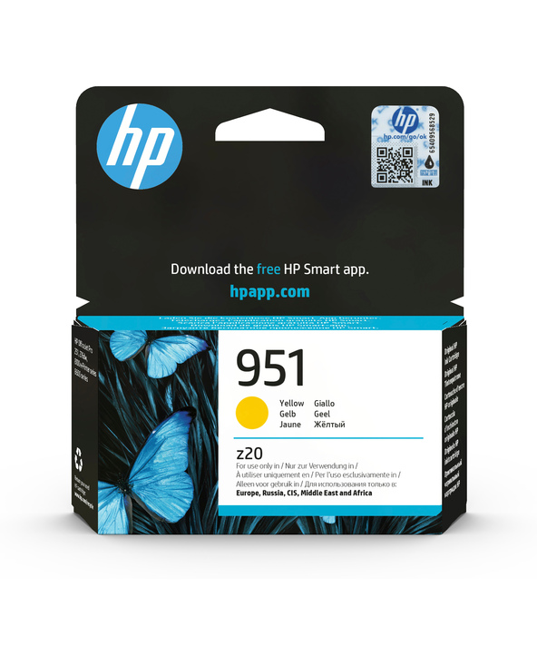 HP Cartouche authentique d'encre jaune 951 HP Cartouche authentique d'encre jaune 951