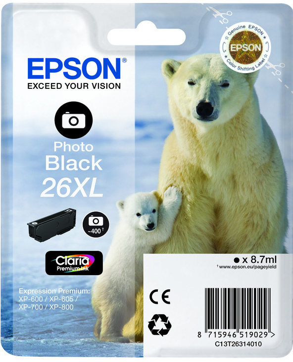 Epson Polar bear Cartouche "Ours Polaire" - Encre Claria Premium N Photo (XL)