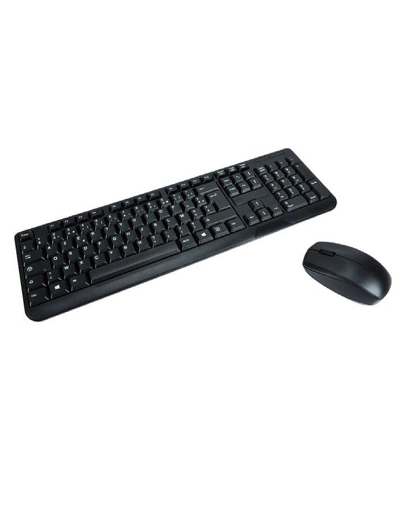 MCL ACK-2012W/N clavier Souris incluse Universel RF sans fil AZERTY Français Noir