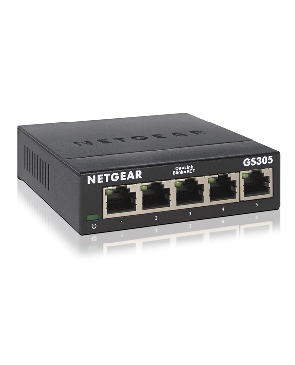 NETGEAR GS305 Non-géré L2 Gigabit Ethernet (10/100/1000) Noir