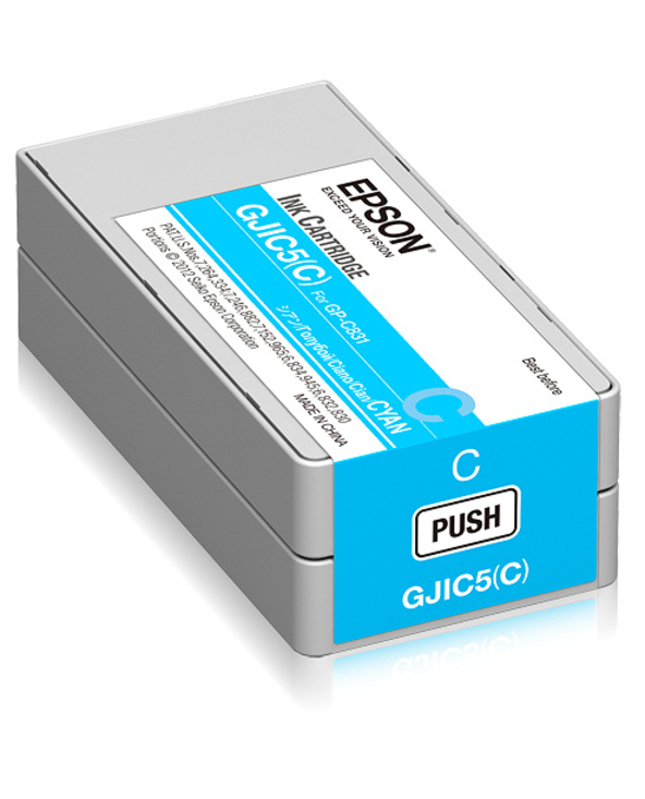 Epson GJIC5(C): Ink cartridge for ColorWorks C831 (Cyan) (MOQ10)