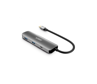 Urban Factory MHC40UF station d'accueil Avec fil USB 3.2 Gen 1 (3.1 Gen 1) Type-C Gris