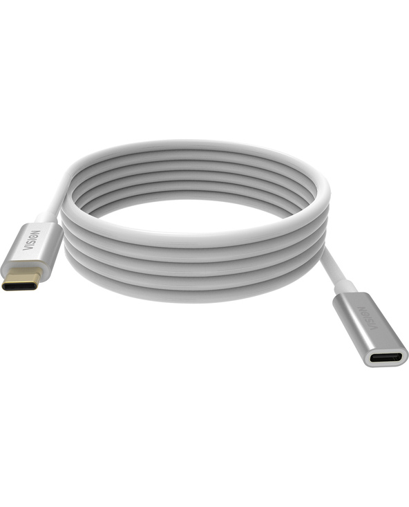 Vision TC 2MUSBCEXT câble USB 2 m USB 3.2 Gen 2 (3.1 Gen 2) USB C Blanc