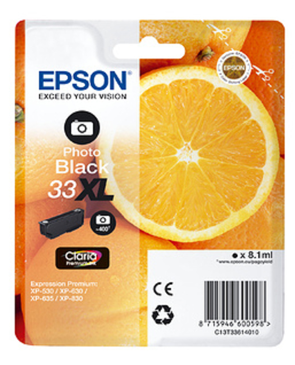 Epson Oranges C13T33614010 cartouche d'encre 1 pièce(s) Original Photo noire