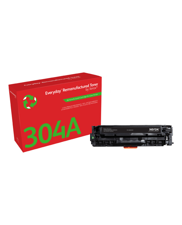 Everyday Toner Noir  de Xerox compatible avec HP 304A (CC530A/ CRG-118BK/ GPR-44BK), Capacité standard
