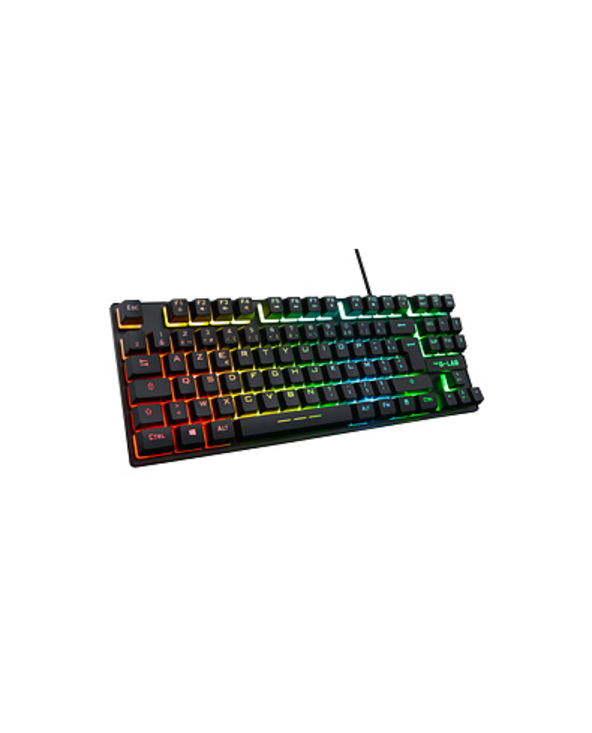 The G-Lab Keyz Caesium TKL clavier Jouer USB AZERTY Français Noir