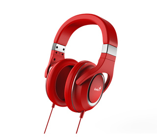 Genius Computer Technology HS-610 Casque Avec fil Arceau Appels/Musique Rouge