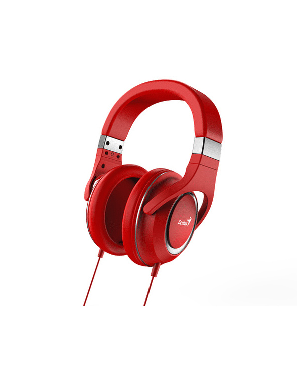 Genius Computer Technology HS-610 Casque Avec fil Arceau Appels/Musique Rouge
