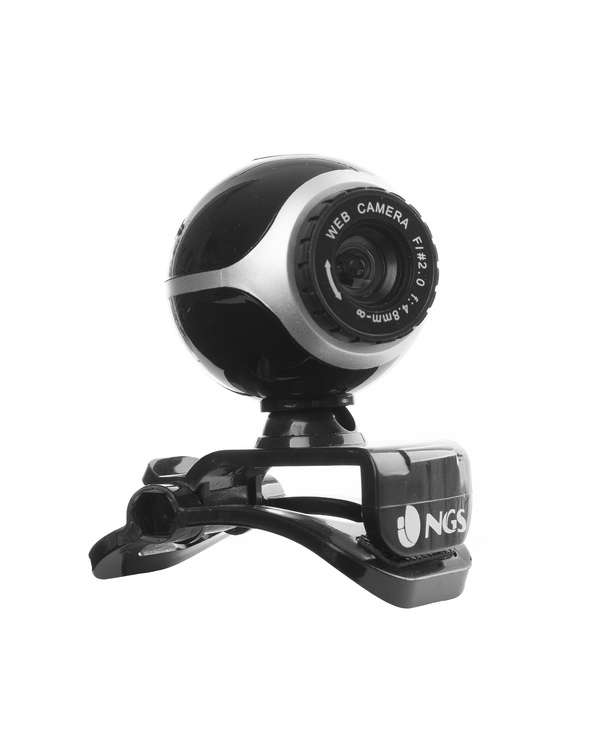 NGS Xpresscam300 webcam 8 MP 1920 x 1080 pixels USB 2.0 Noir, Argent