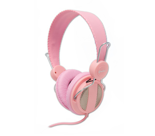 SYBA CL-AUD63024 écouteur/casque Avec fil Arceau Rose