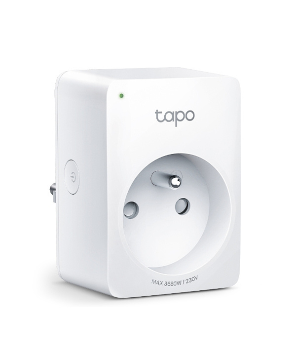 TP-Link Tapo Mini Smart Wi-Fi Socket Energy Monitor Prise intelligente 3680 W Maison Blanc