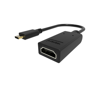Vision TC-USBCHDMI/BL câble vidéo et adaptateur USB Type-C HDMI Type A (Standard) Noir