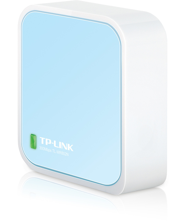 TP-Link TL-WR802N routeur sans fil Fast Ethernet Monobande (2,4 GHz) Bleu, Blanc