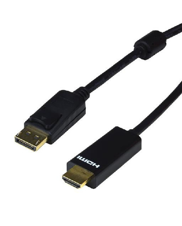 MCL DisplayPort/HDMI 5 m Noir