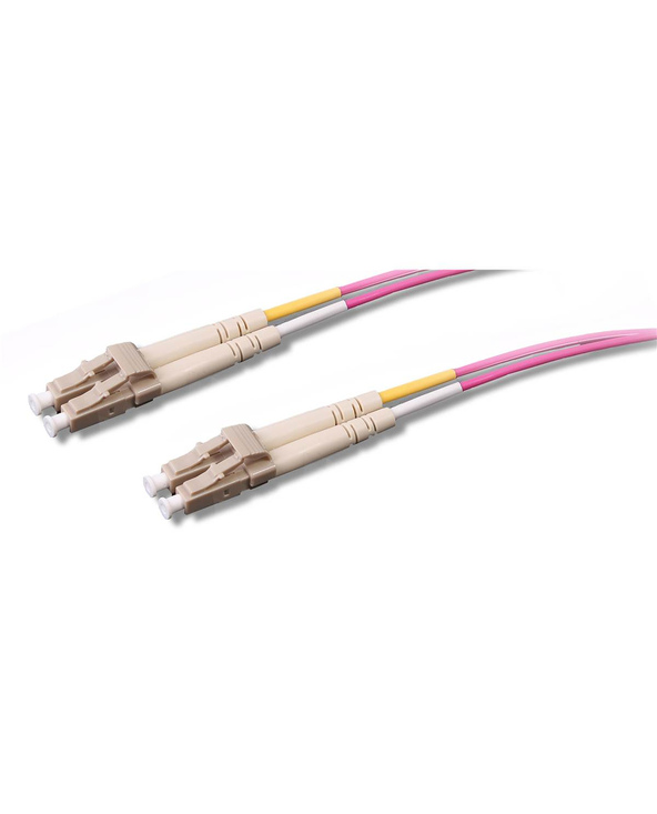 Uniformatic 21739 câble InfiniBand et à fibres optiques 30 m LC Rose