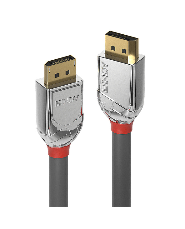Lindy 36303 câble DisplayPort 3 m Chrome, Gris