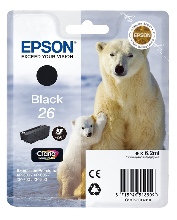 Epson Polar bear Cartouche "Ours Polaire" - Encre Claria Premium N