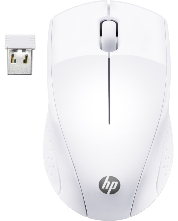 HP Souris sans fil 220 (Blanc neige)