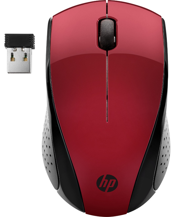 HP Souris sans fil 220 (Rouge coucher de soleil)