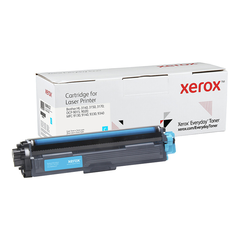 Everyday Toner Cyan  de Xerox compatible avec Brother TN-225C/ TN-245C, Grande capacité