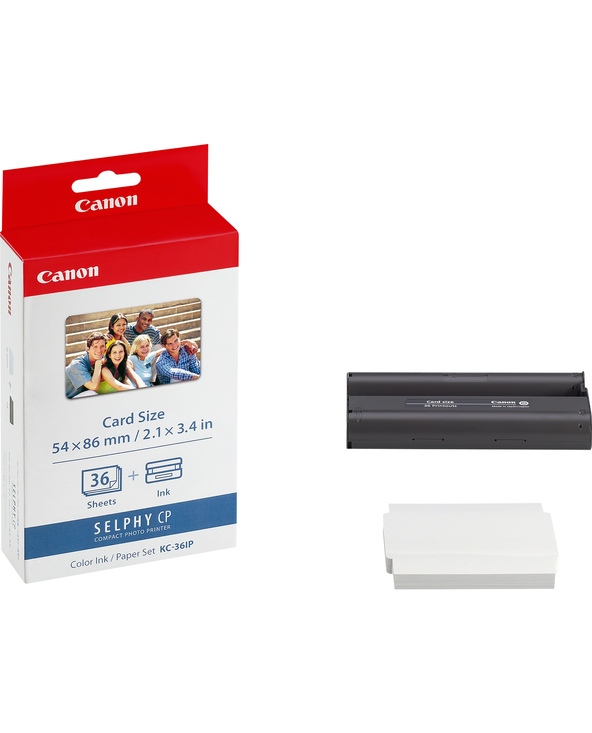Canon Jeu d'encre couleur et de papier au format 54 x 86 mm KP-36IP, 36 feuilles