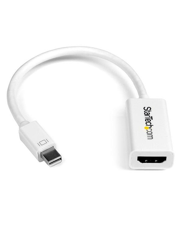 StarTech.com Adaptateur Mini DisplayPort vers HDMI - Convertisseur Vidéo Actif mDP à HDMI - 4K30Hz - Mini DP ou TB 1/2 Mac/PC ve