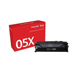 Everyday Toner Noir  de Xerox compatible avec HP 05X (CE505X/ CRG-119II/ GPR-41), Grande capacité
