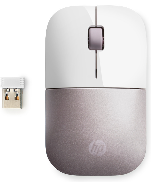 HP Souris sans fil Z3700 - Blanche/rose