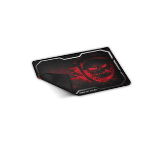 Spirit of Gamer Smokey Skull Tapis de souris de jeu Noir, Rouge