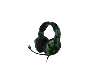 SureFire Skirmish Casque Avec fil Arceau Jouer USB Type-A Noir, Camouflage, Vert