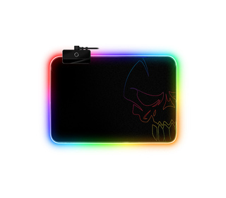 Spirit of Gamer Darkskull Tapis de souris de jeu Noir, Multicolore