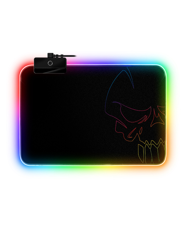 Spirit of Gamer Darkskull Tapis de souris de jeu Noir, Multicolore
