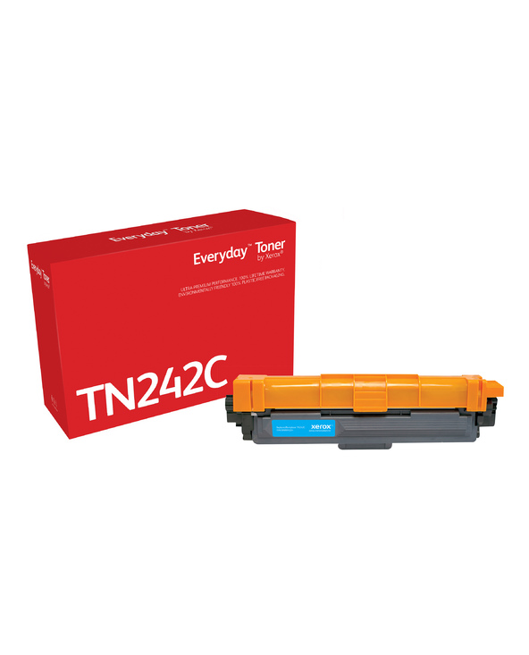 Everyday Toner Cyan  de Xerox compatible avec Brother TN-242C, Capacité standard