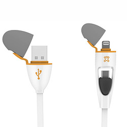 XtremeMac XCL-UNC-13 câble USB 1,1 m USB 3.2 Gen 1 (3.1 Gen 1) USB A Blanc