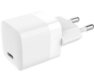 Vision USB-C Charger with EU Plug adaptateur de puissance & onduleur Universel 30 W Blanc