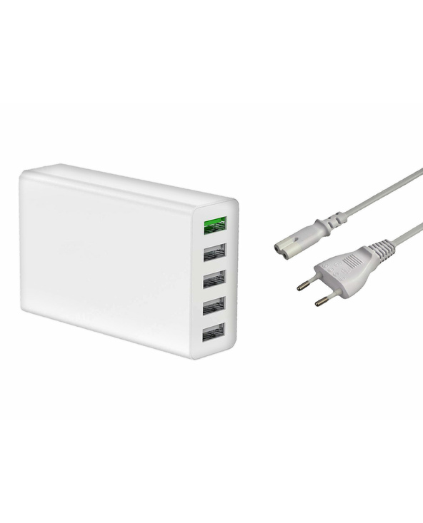 DLH DY-AU4940 chargeur d'appareils mobiles Universel Blanc Secteur Charge rapide Intérieure