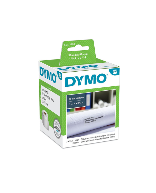 DYMO LW - Étiquettes d'adresse grand format - 36 x 89 mm - S0722400