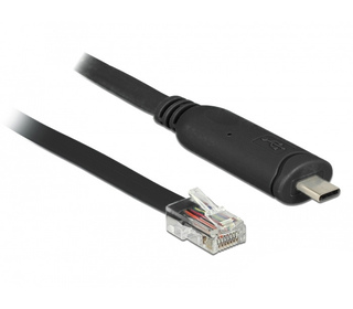 DeLOCK 63912 câble Série Noir 2 m USB Type-C RJ45