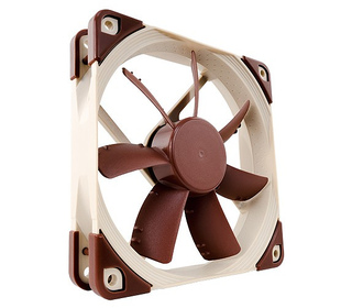 Noctua NF-S12A PWM système de refroidissement d’ordinateur Boitier PC Ventilateur 12 cm Beige, Marron