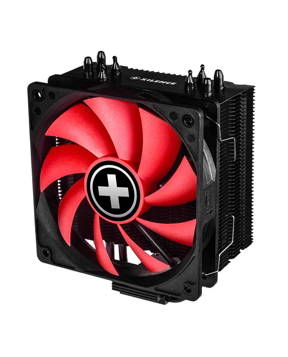 Xilence M704 Processeur Refroidisseur 12 cm Noir, Rouge