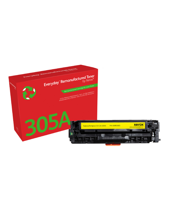 Everyday Toner Jaune  de Xerox compatible avec HP 305A (CE412A), Capacité standard