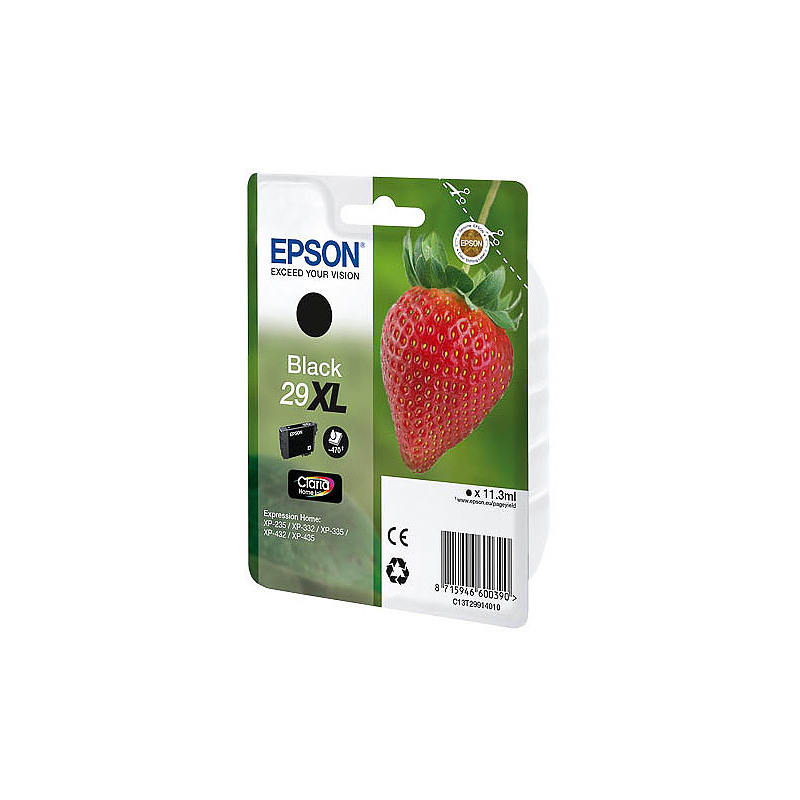 Epson Strawberry 29XL K cartouche d'encre 1 pièce(s) Original Rendement élevé (XL) Noir