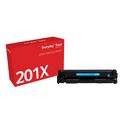 Everyday Toner Cyan  de Xerox compatible avec HP 201X (CF401X/ CRG-045HC), Grande capacité