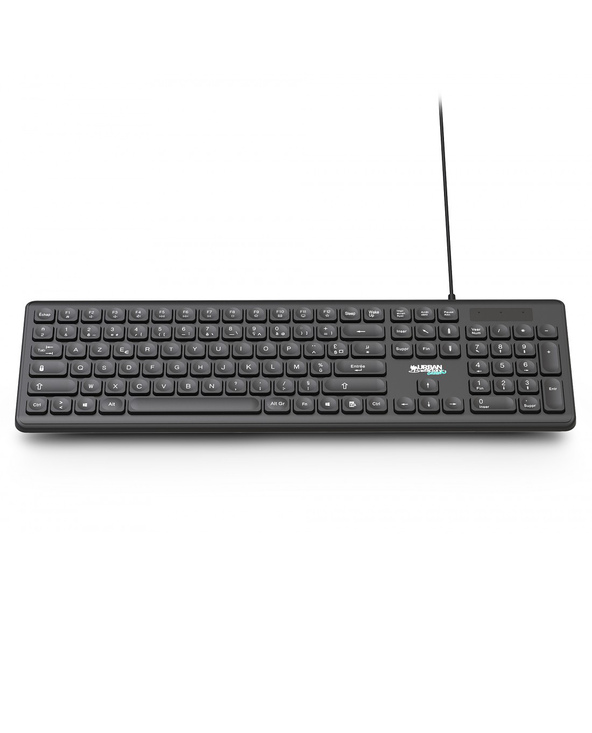 Urban Factory GWK01UF clavier Universel USB AZERTY Noir