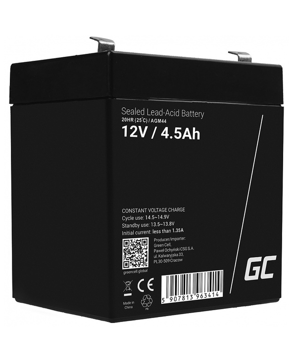 Green Cell AGM44 Batterie de l'onduleur Sealed Lead Acid (VRLA) 12 V 4,5 Ah