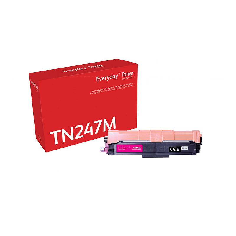 Everyday Toner Magenta  de Xerox compatible avec Brother TN-247M, Grande capacité