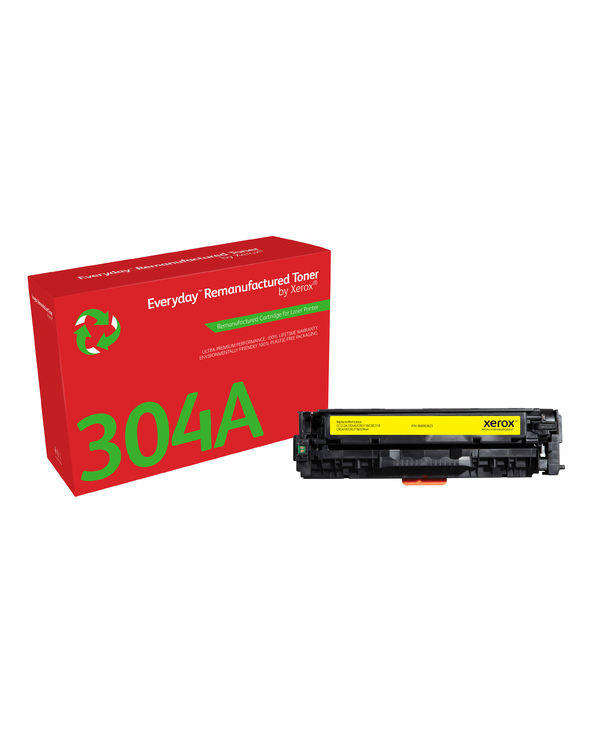Everyday Toner Jaune  de Xerox compatible avec HP 304A (CC532A/ CRG-118Y/ GPR-44Y), Capacité standard