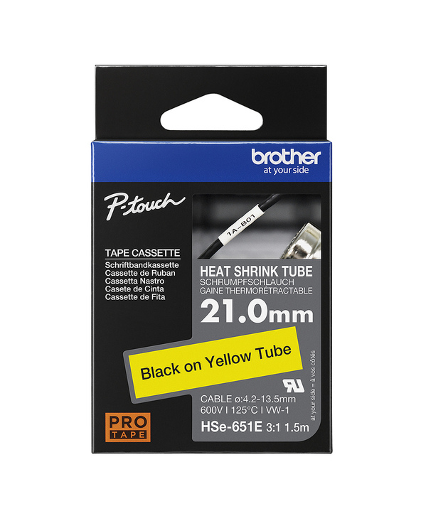 Brother HSE-651E ruban d'impression Noir