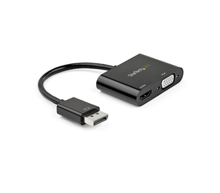 StarTech.com Adaptateur DisplayPort vers HDMI VGA - Dongle Convertisseur Numérique Multiport Actif Vidéo d'Écran DP 1.2 Mâle ver