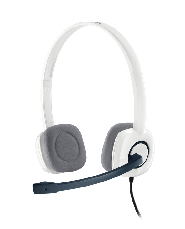 Logitech H150 Casque Avec fil Arceau Bureau/Centre d'appels Blanc